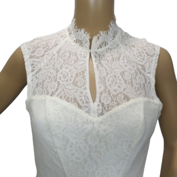 Bebe Lace Babydoll Top - Picture 2 of 6